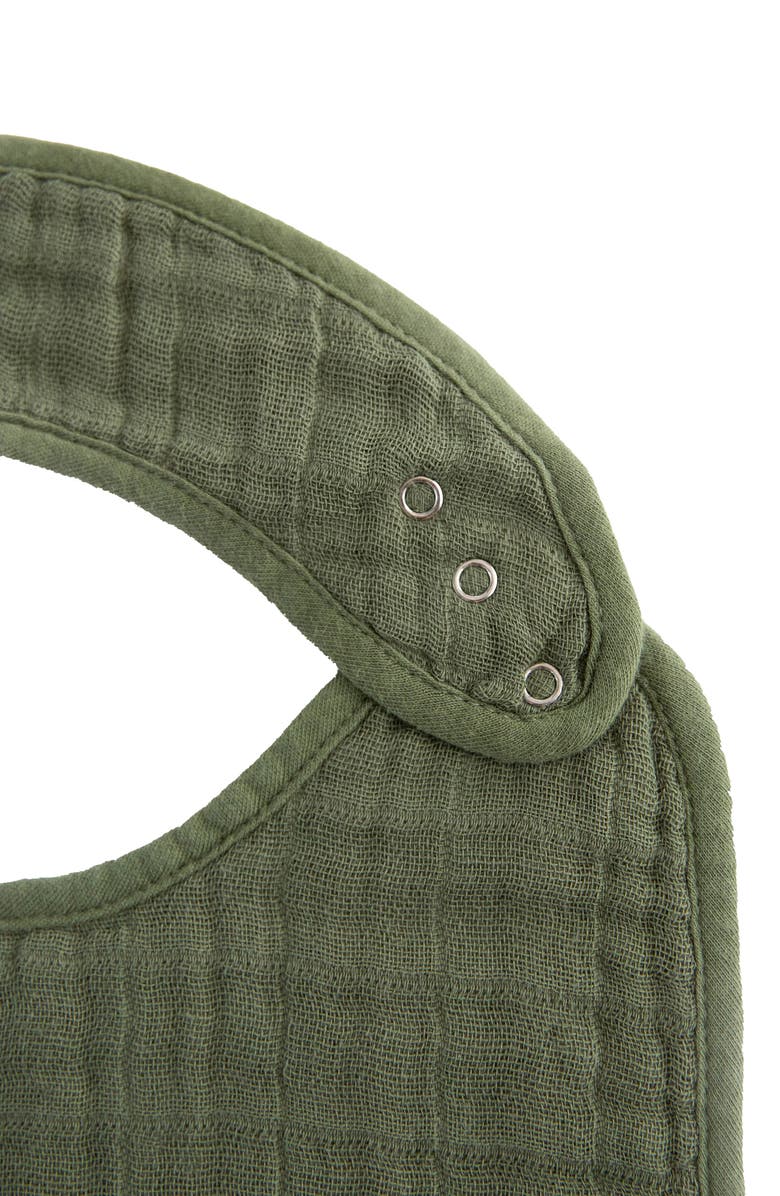 little unicorn 3-Pack Classic Cotton Muslin Bibs, Alternate, color, Llama Llama