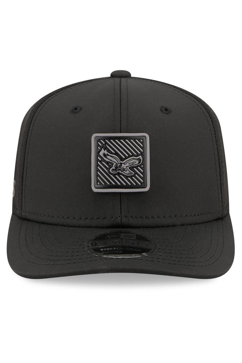 Men's New Era  Black Philadelphia Eagles 2026 NFL Training Camp 9SEVENTY Adjustable Hat, Alternate, color, Black