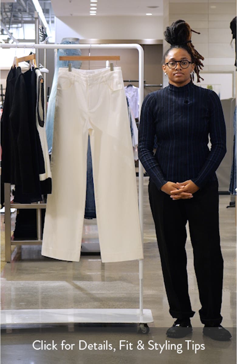 Double Waist Cotton Twill Pants, sales video thumbnail