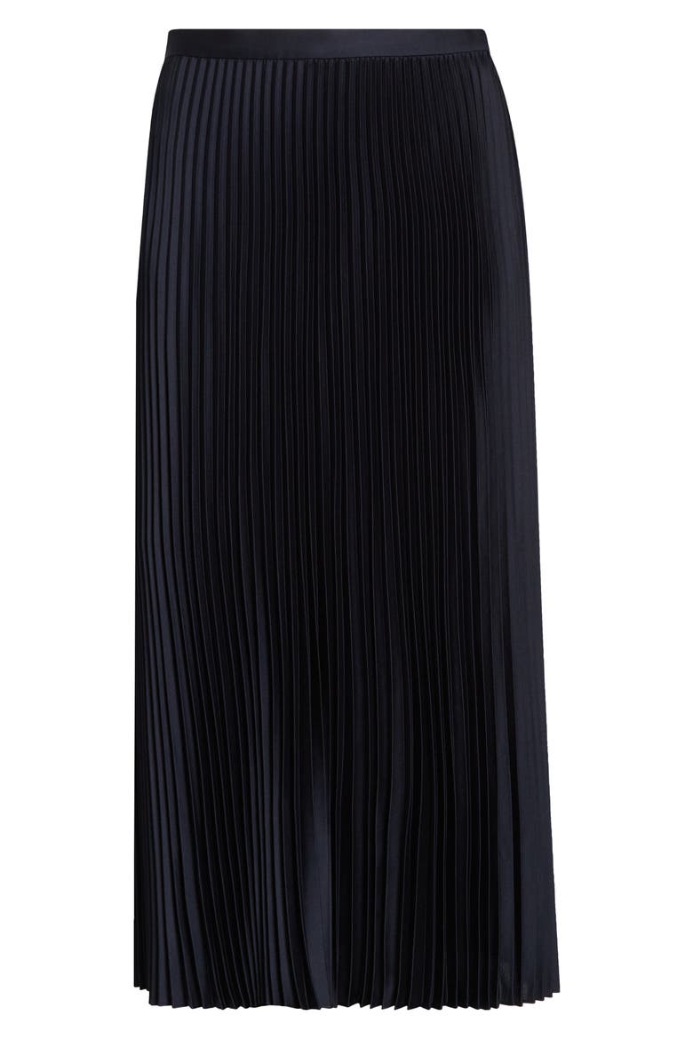 Pleat Satin Midi Skirt, Alternate, color, NCTRN WAY