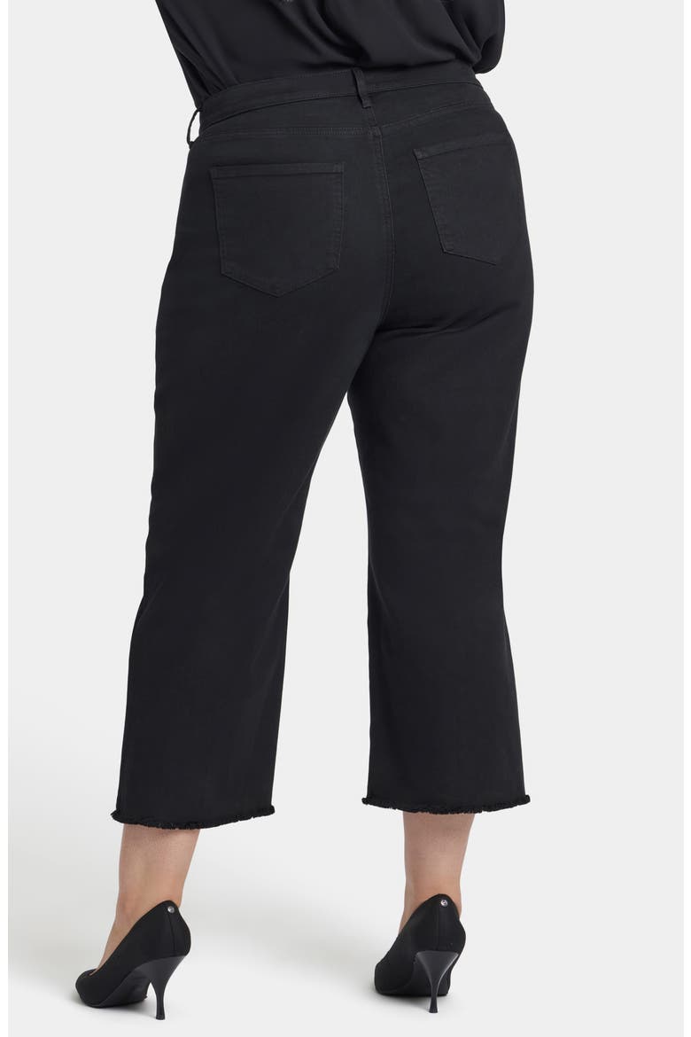 Coco High Waist Relaxed Crop Wide Leg Jeans, Alternate, color, BLACK