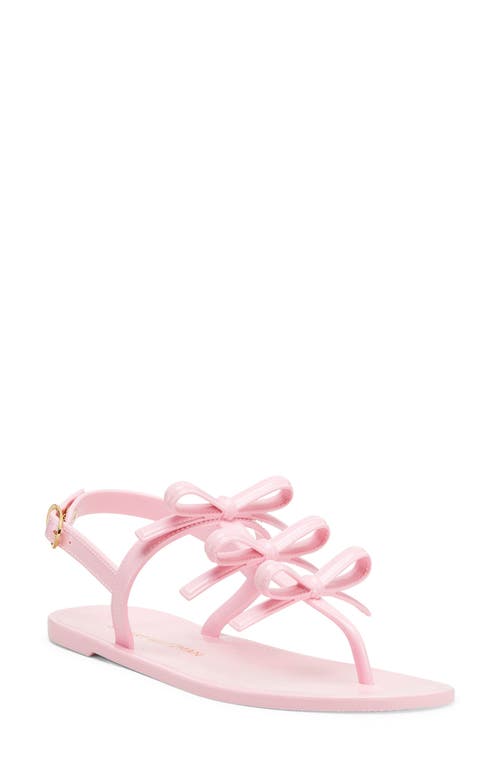 Stuart Weitzman Women's Felicity Bow Sandals In Pink Marshmallow