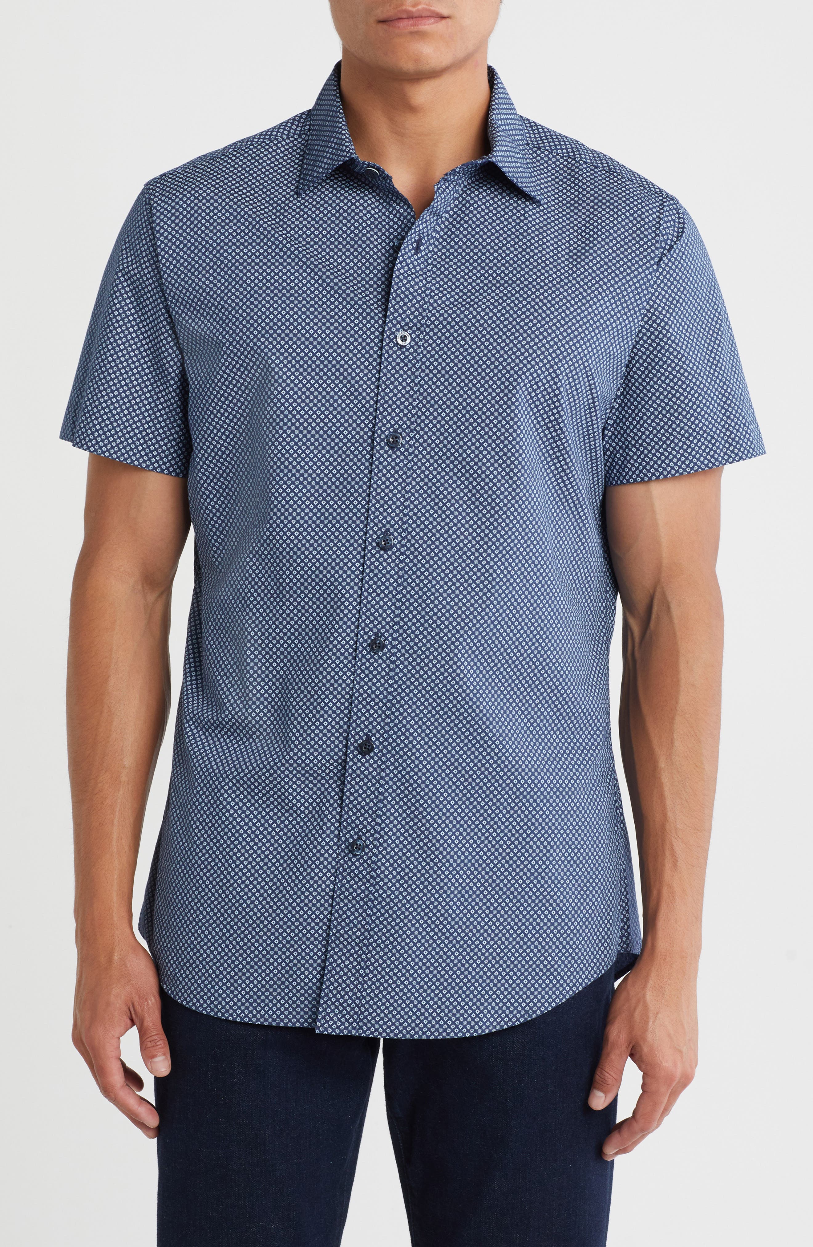 Rodd & Gunn Oxford Terrace Short Sleeve Cotton Button-Up Shirt
