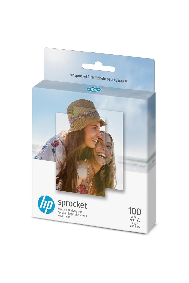 Sprocket Zink Photo Paper 2x3, Main, color, White