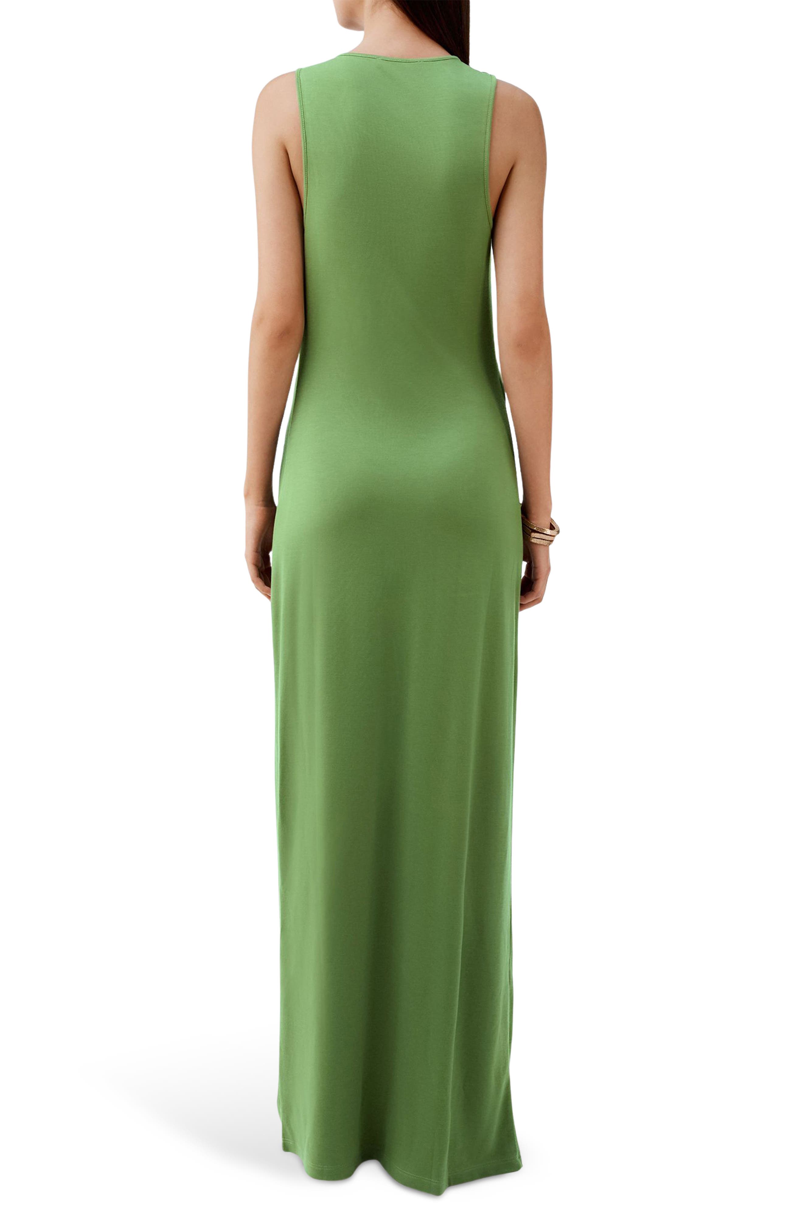 Slinky Ruched Maxi Dress - image 2
