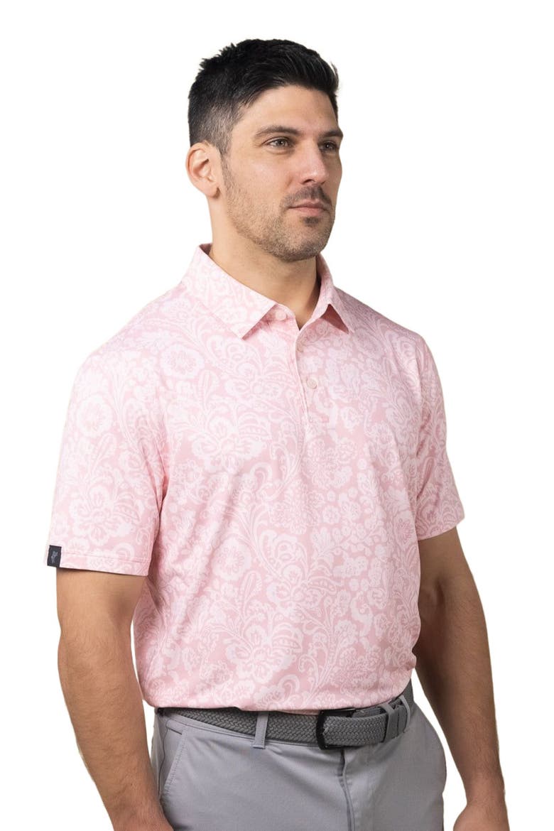 Tapestry Polo, Alternate, color, Blush