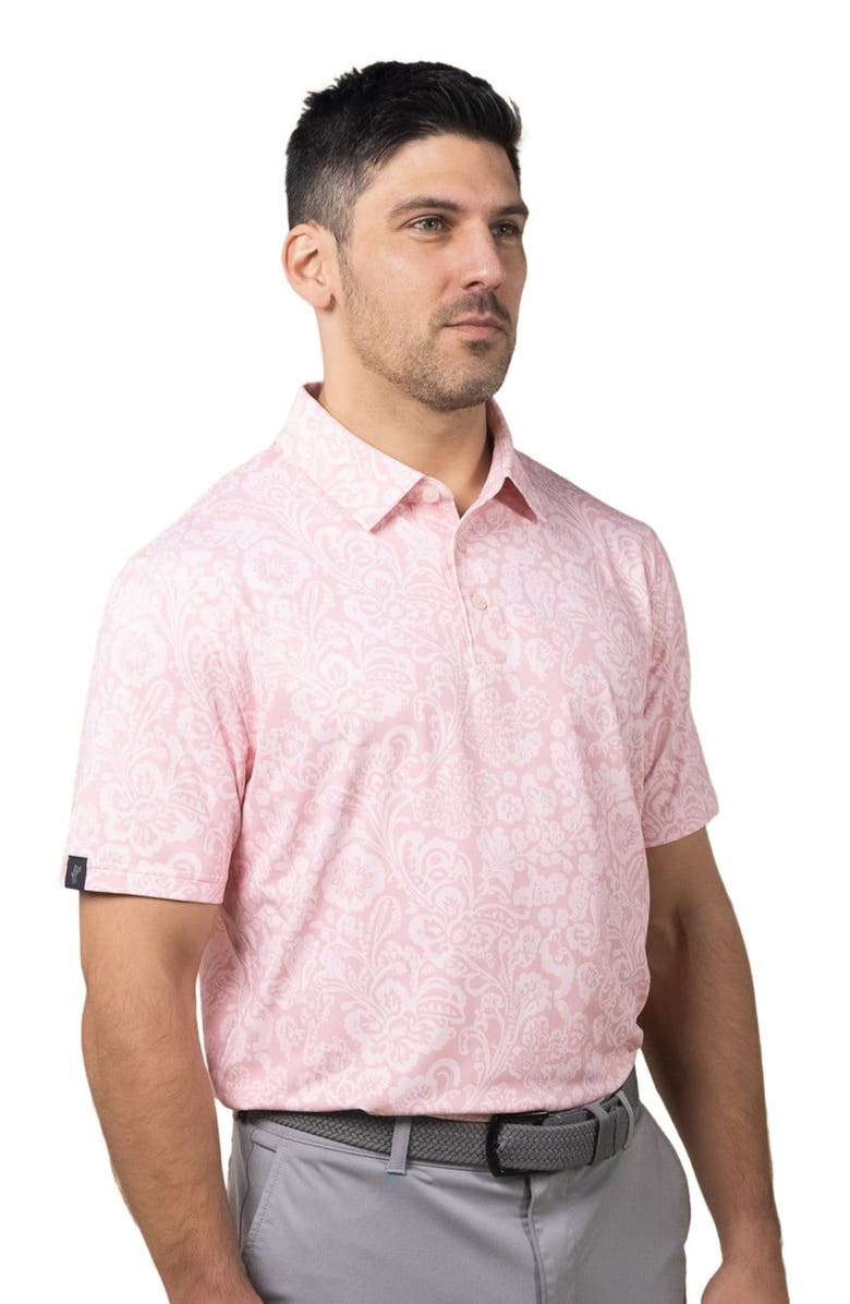 ASHWORTH GOLF Tapestry Polo, Alternate, color, Blush