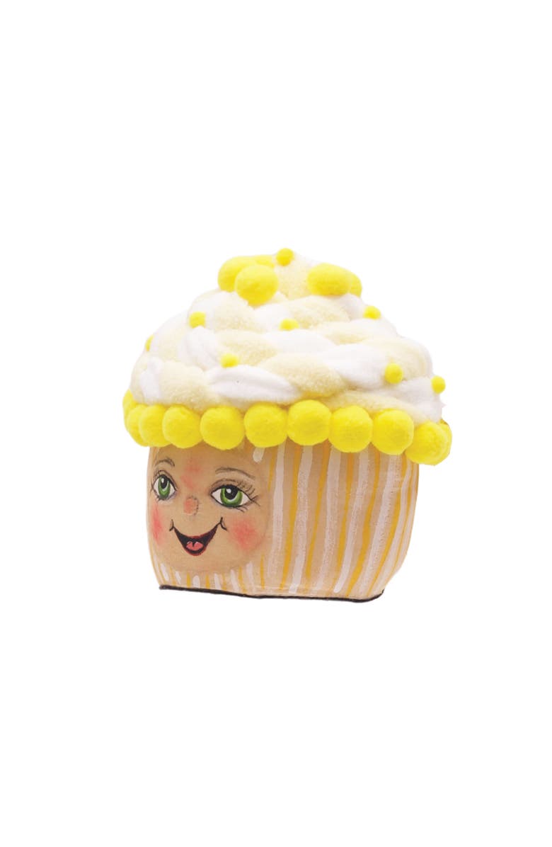 Gallerie II Cleo Cupcake Gathered Traditions Joe Spencer's Figurine Doll 6.5", Alternate, color, Yellow