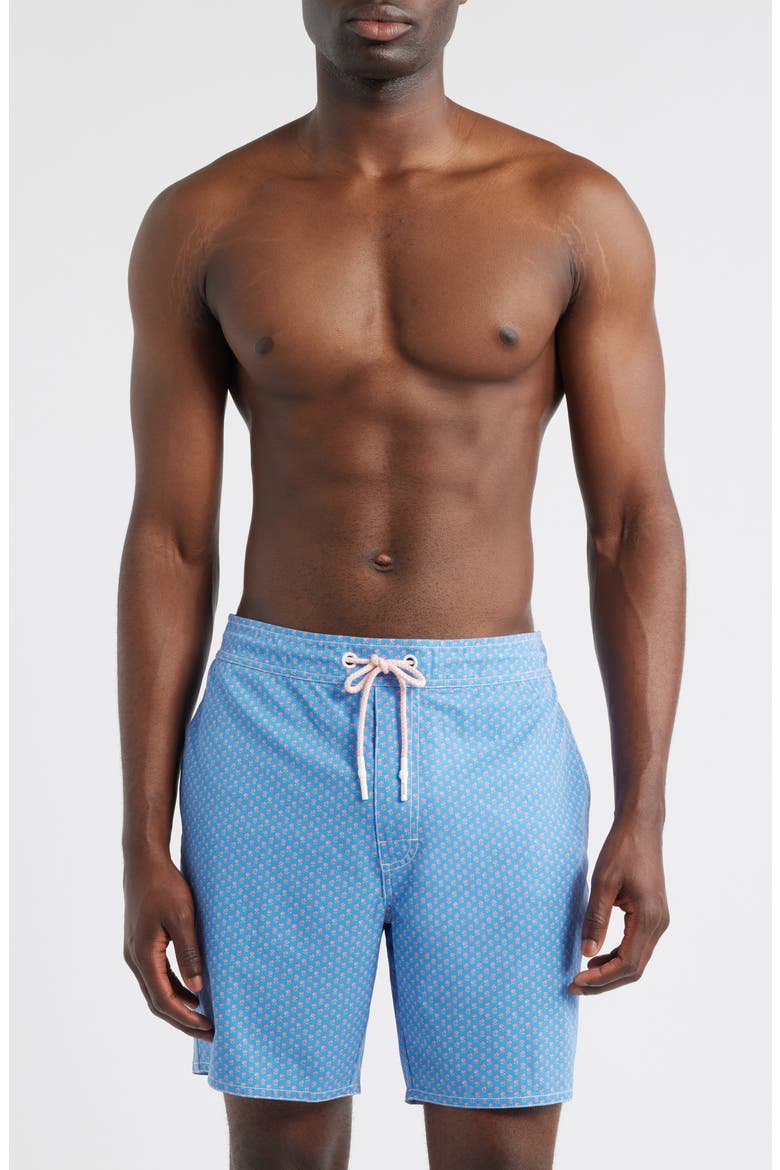 Madeira Swim Trunks, Main, color, BLUEJAY