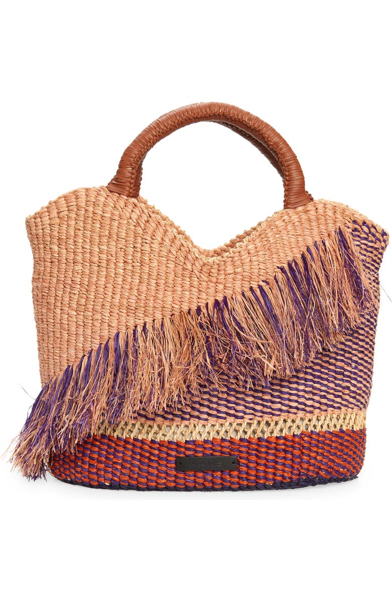 A A K S Oroo Woven Raffia Tote, Main, color,