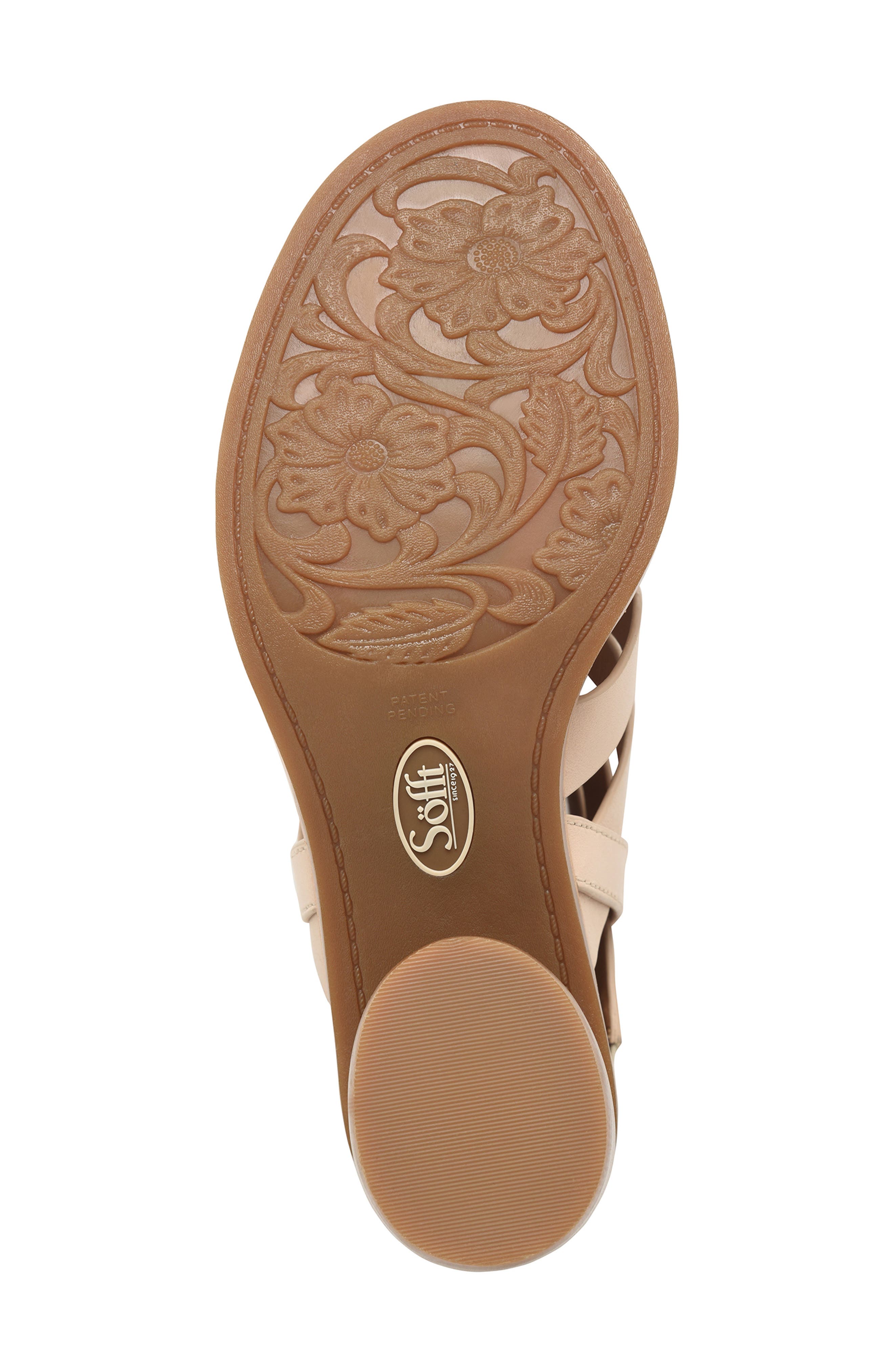 Söfft Carmen Strappy Sandal, Alternate, color, Beige