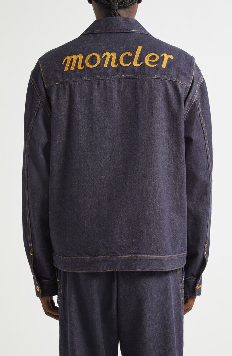 Moncler Genius x Mercedes-Benz By Nigo Nepit Denim Jacket, Alternate, color, 77A - Denim
