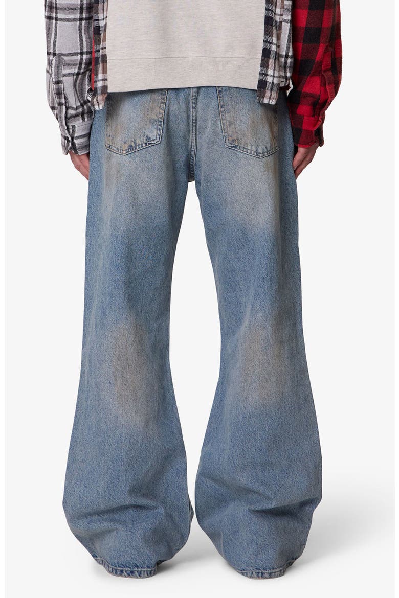 Ripped & Distressed Kick Flare Jeans, Alternate, color, WESTERN BLUE