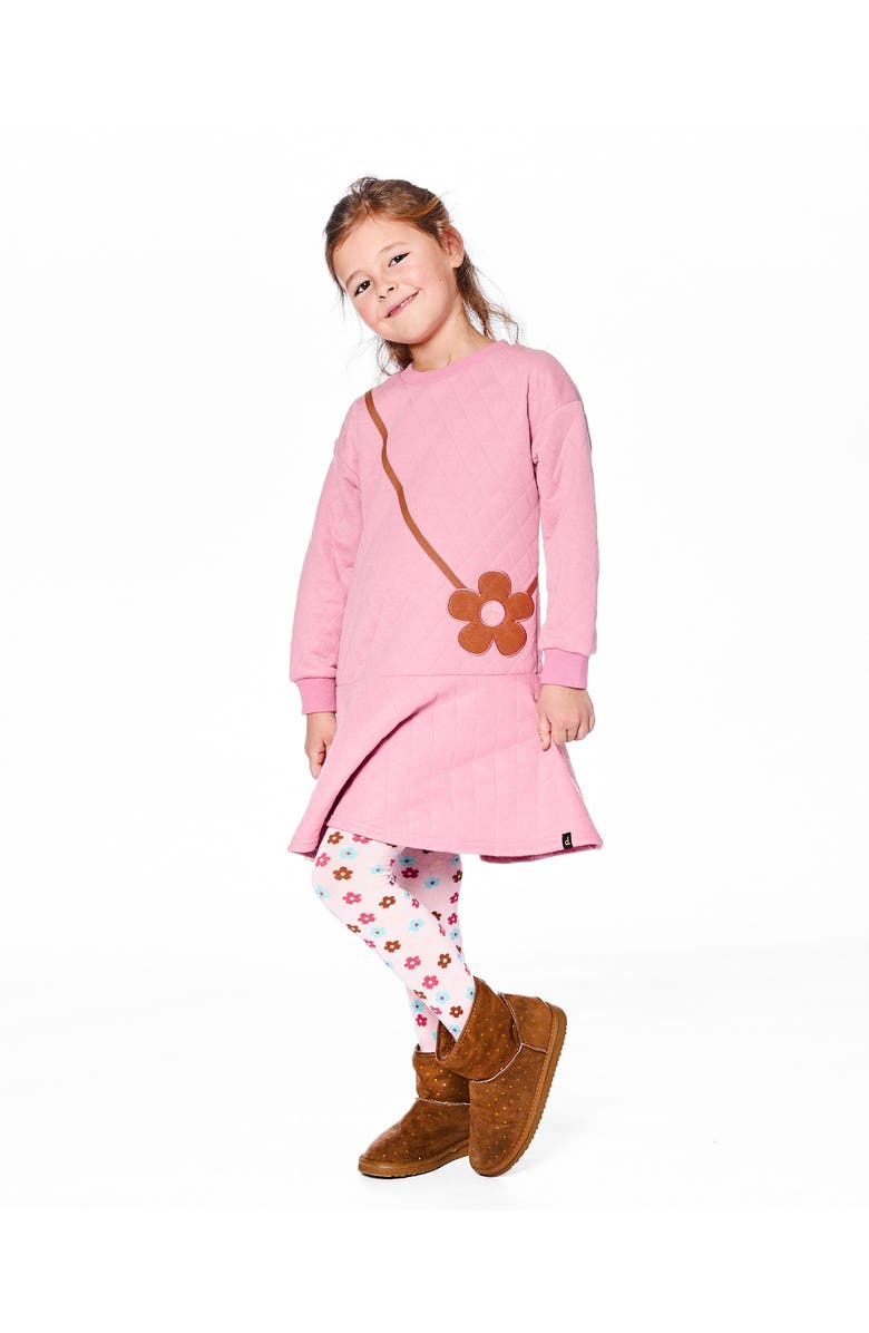 Deux par Deux Quilted Dress, Alternate, color,