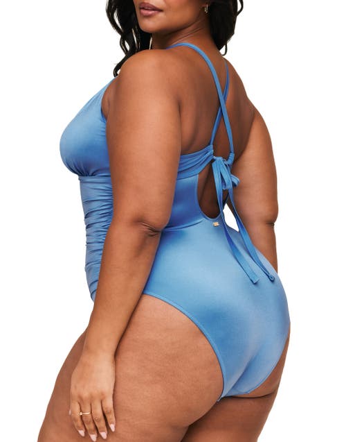 Adore Me Joan Swimwear One Piece In Dark Blue