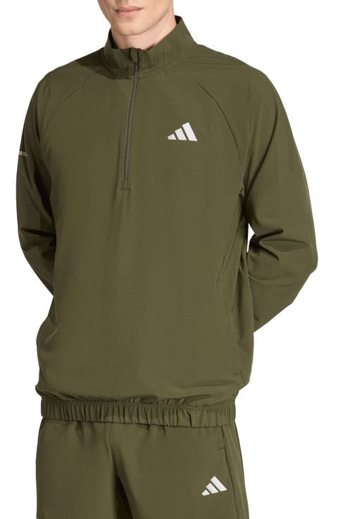 Essentials Woven Half Zip Jacket