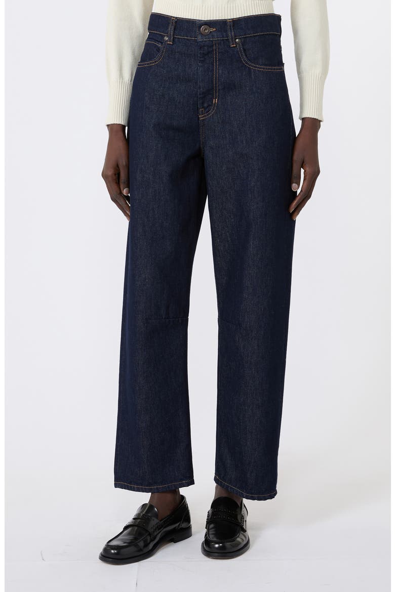 Straight Leg Jeans, Main, color, NAVY