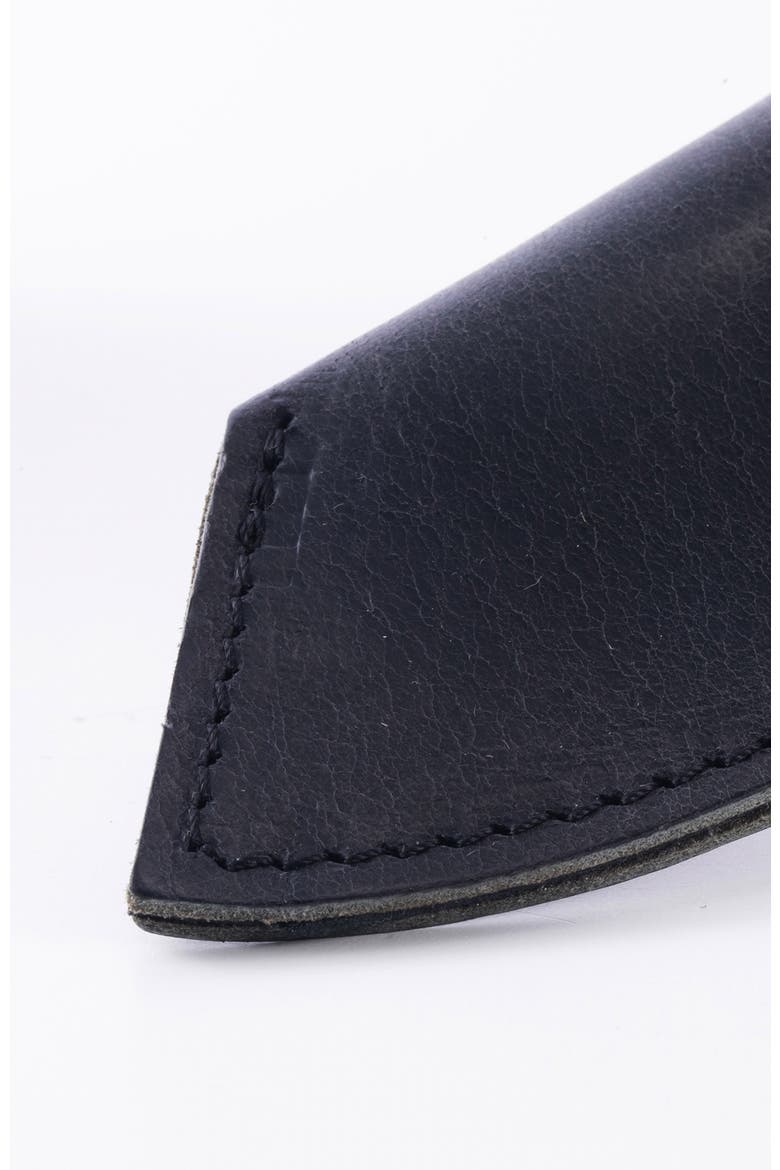 Overland Chef 8 inch Camp Knife Leather Sheath Black, Alternate, color, Overland