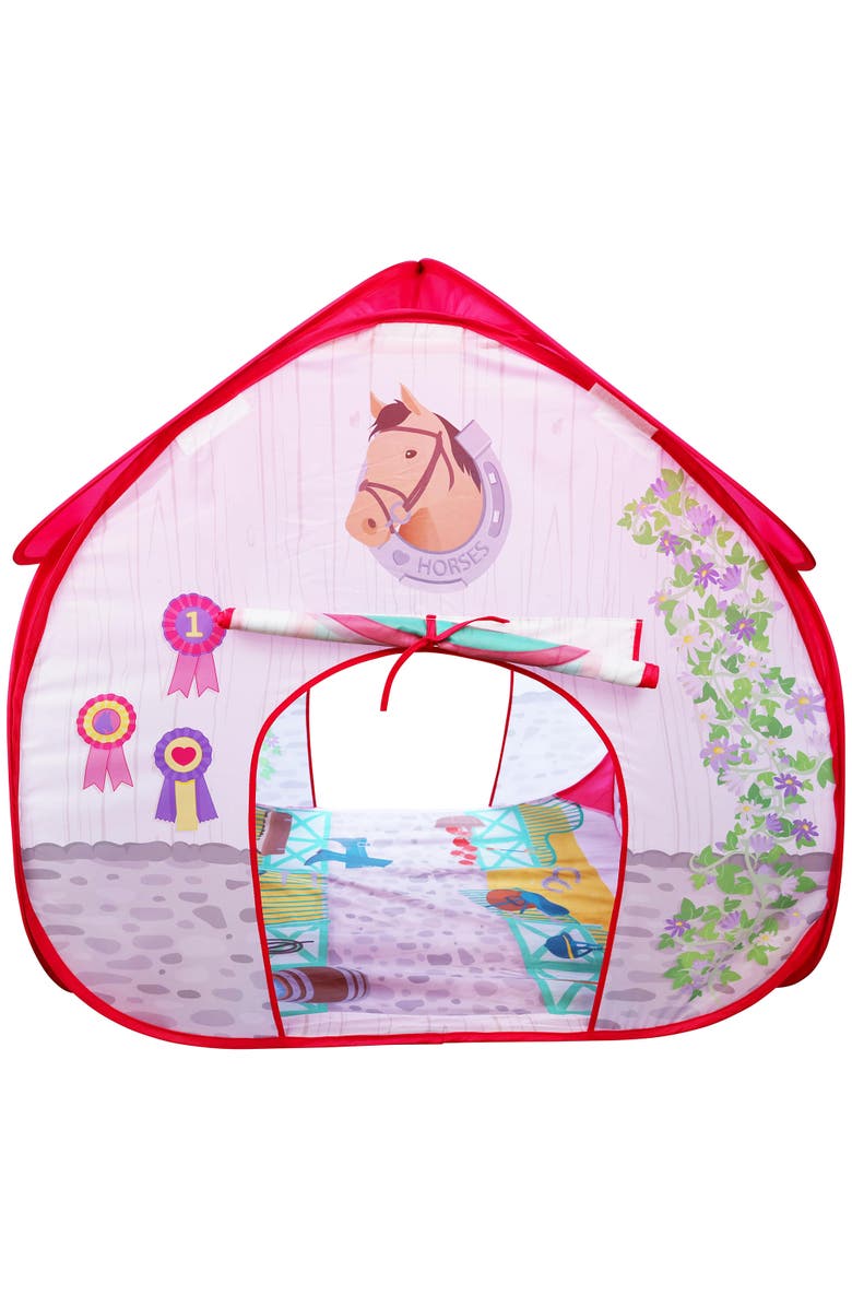 Pop It Up Horse Stable Popup Indoor Playtent, Alternate, color, Multicolored