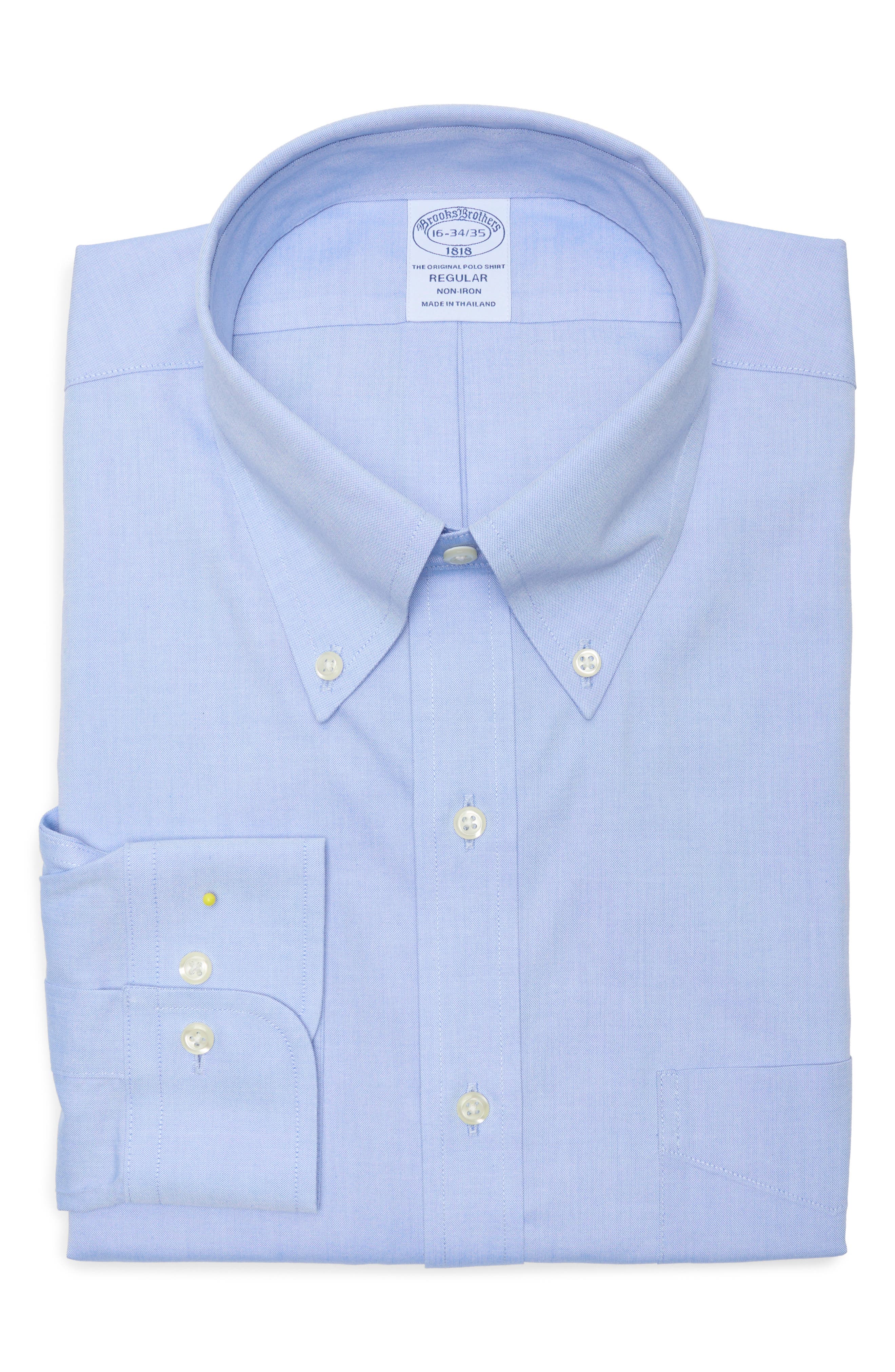 Brooks Brothers Regular Fit Non-Iron Cotton Dress Shirt