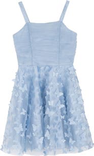 Rare Editions Kids' 3D Butterfly Dress