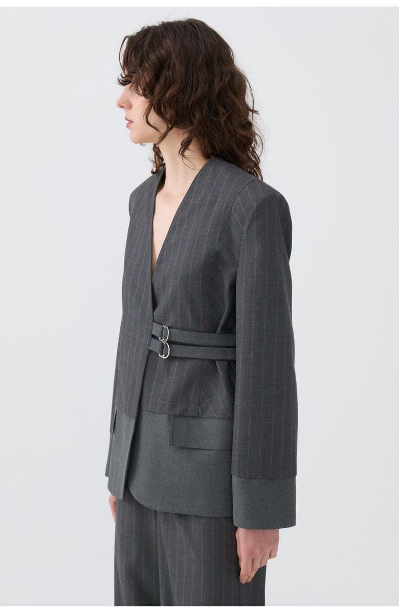Nocturne Striped Jacket, Alternate, color, 