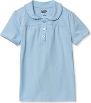 Lands' End Girls Frill Collar Tee