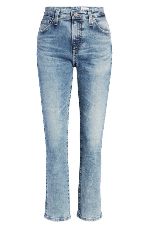 Shop Ag Mari High Waist Ankle Slim Straight Leg Jeans In Sunset Trail