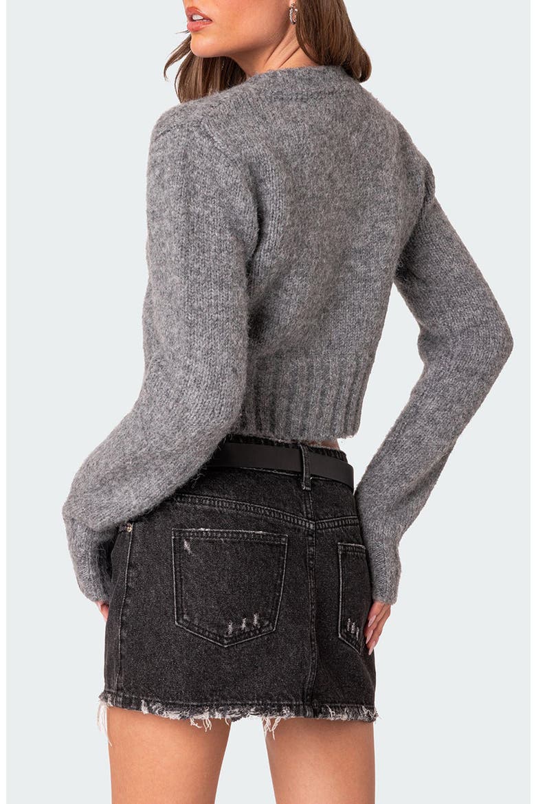 Jillian Two-Way Zip Cardigan, Alternate, color, DARK-GRAY-MELANGE