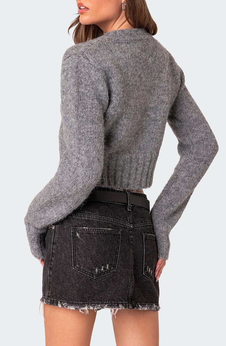 EDIKTED Jillian Two-Way Zip Cardigan, Alternate, color, 