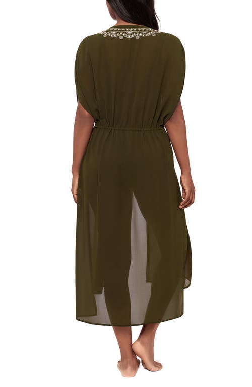 Miraclesuit Swim Cover-up Kimono In Multi