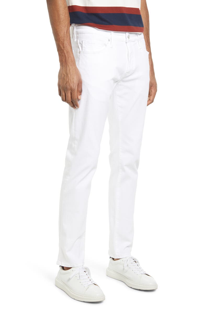 Mavi Jeans Jake Slim Fit Jeans, Alternate, color, Double White Supermove