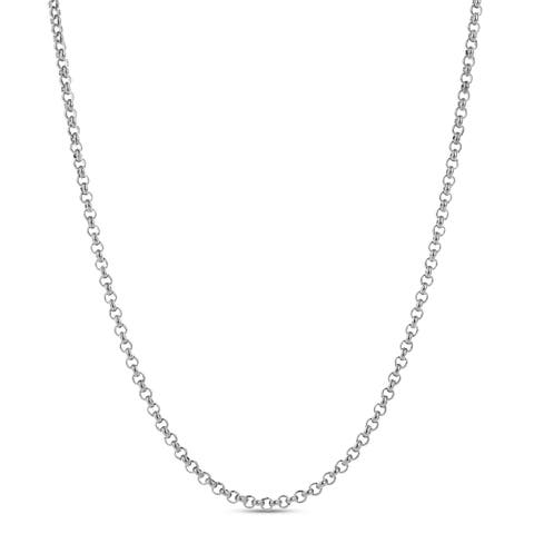 Masato Bold Rolo Chain Necklace 925 Silver