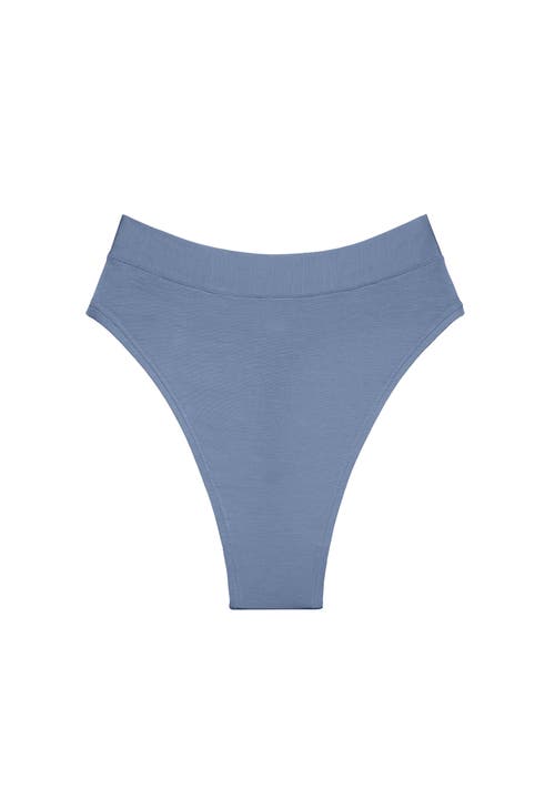Cuup The Highwaist Thong In Blue