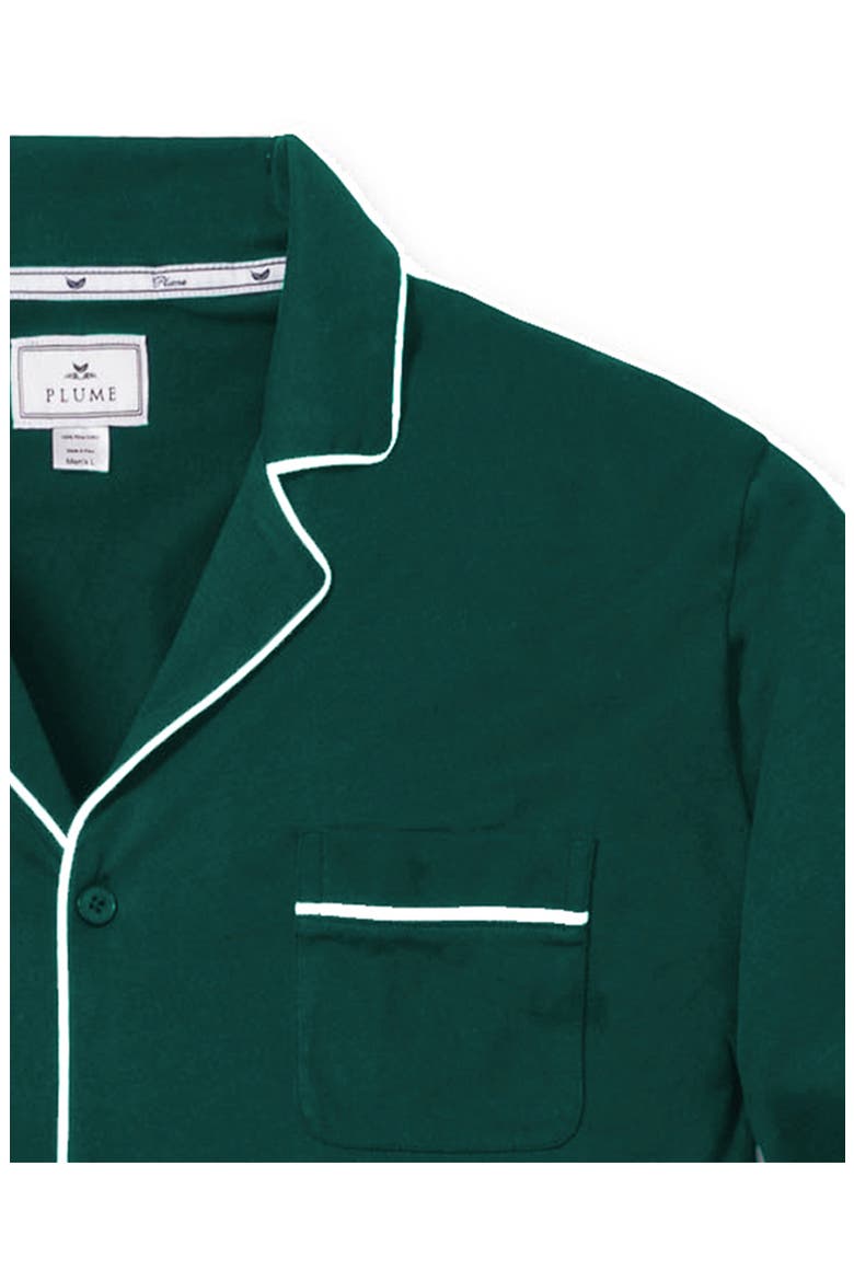 Classic Pima Cotton Pajamas, Alternate, color, GREEN