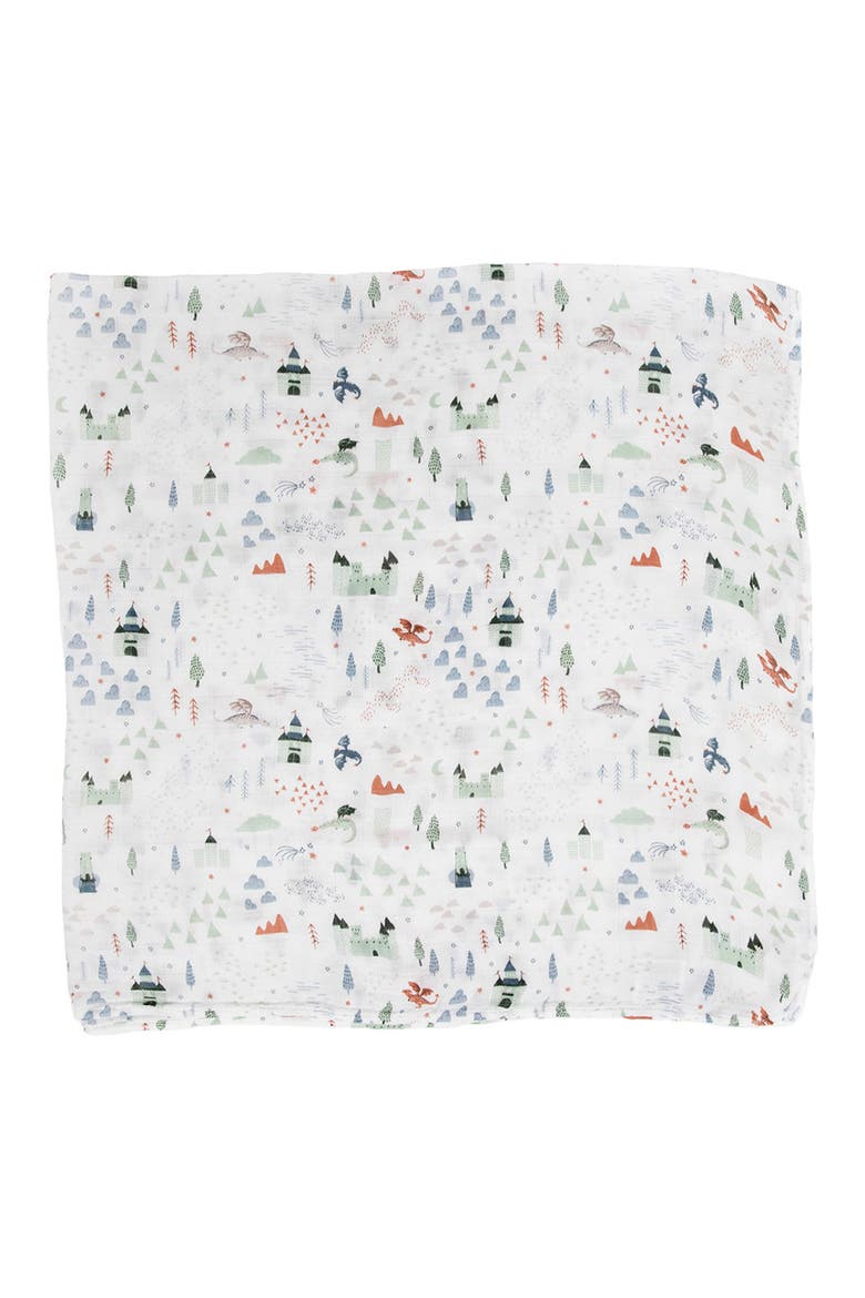 2-Pack Muslin Swaddle Blanket, Alternate, color, DRAGON DAYS