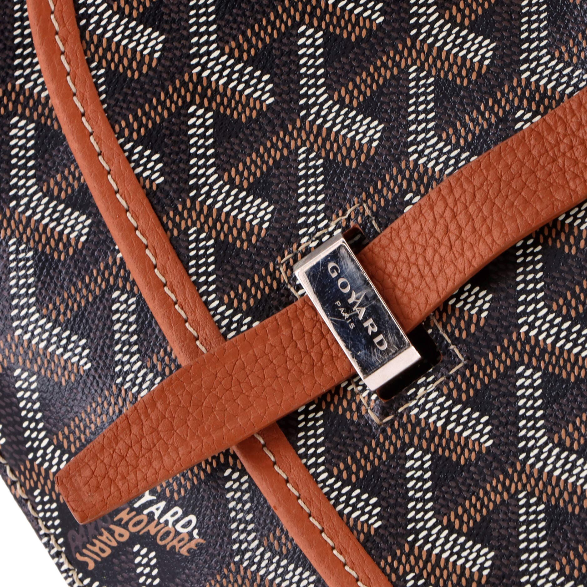 Belvedere III Messenger Bag Coated Canvas with Leather PM, Alternate, color, Brown