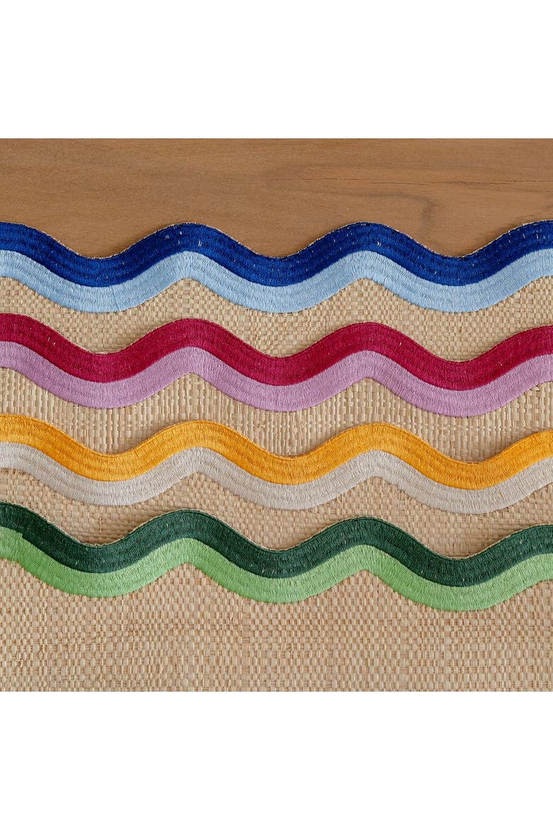 Duo Wave Buriti Placemat, Alternate, color, Green