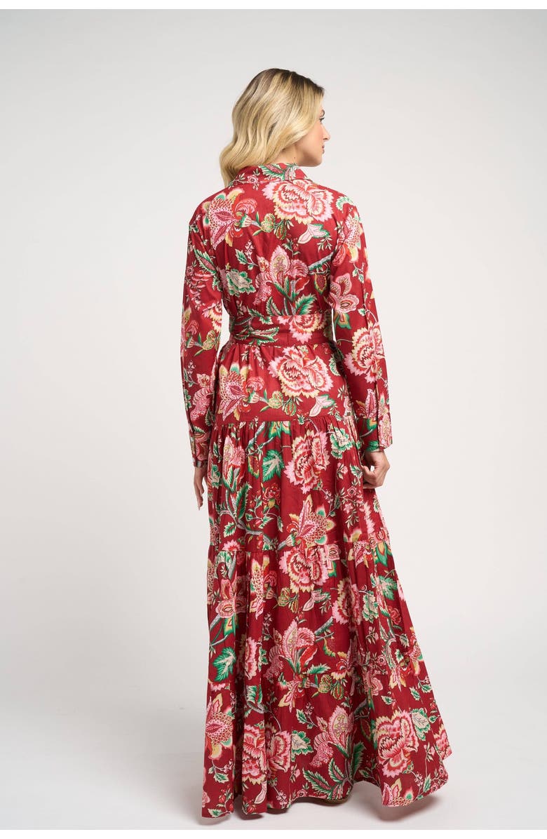 GUADALUPE DESIGN Meredith Peony Dress, Alternate, color, Red