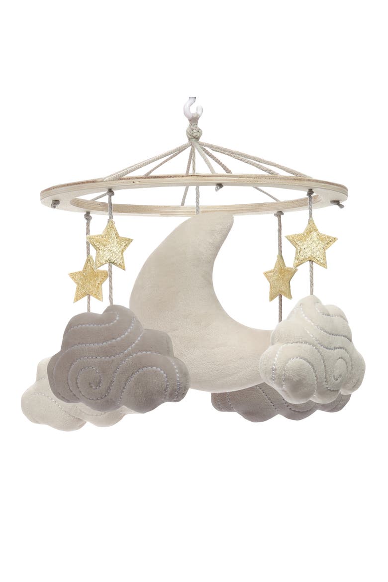 Goodnight Moon Musical Baby Crib Mobile Soother Toy - Stars/Clouds, Alternate, color, Cream