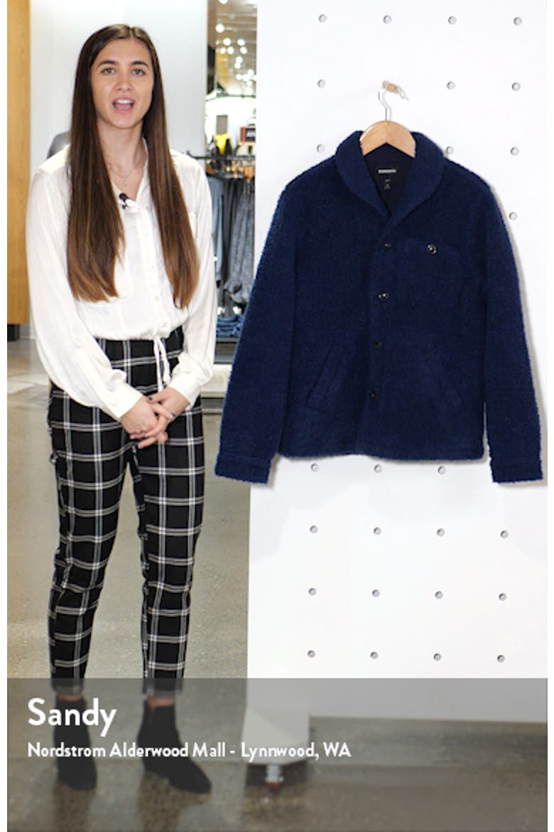 Slim Fit Fleece Shirt Jacket video