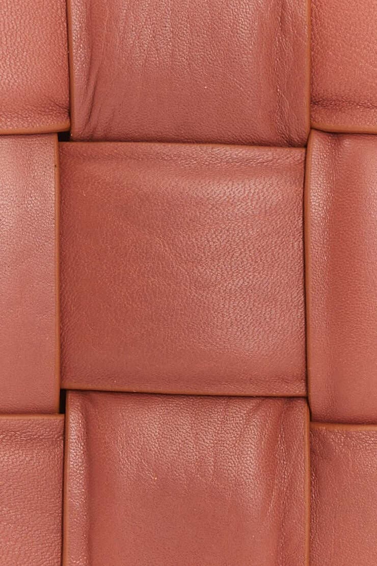 FURNIQ UK Hoxton Woven Suede Handbag, Alternate, color, Cognac Brown