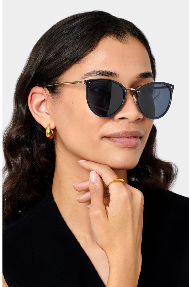 Santorini Sunglasses, Alternate, color, Navy