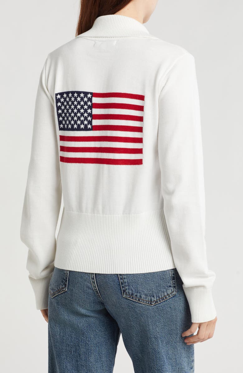 Flag Zip Sweater