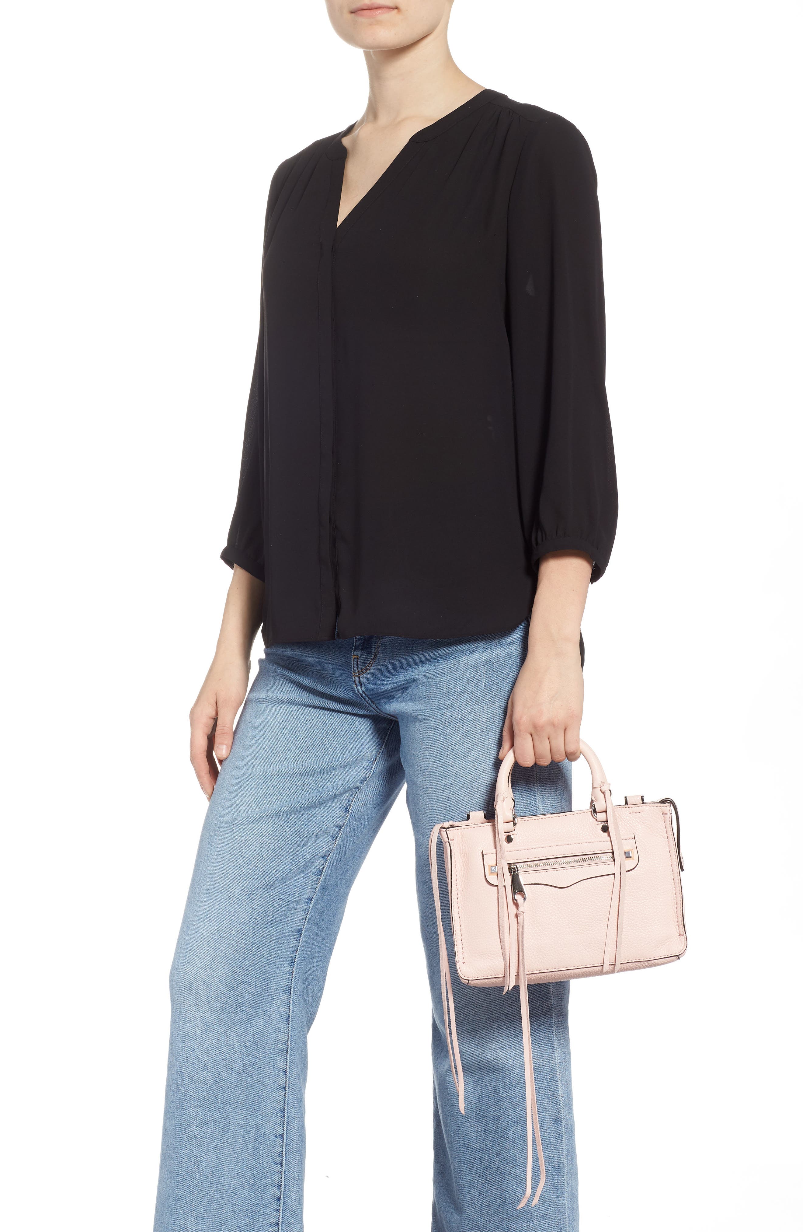 'Micro Regan' Satchel, Alternate, color, PEONY