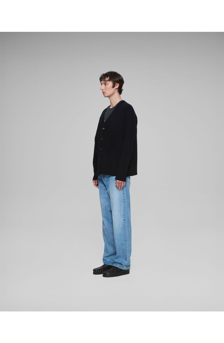 vowels Alpaca Blend Cardigan, Alternate, color, Black