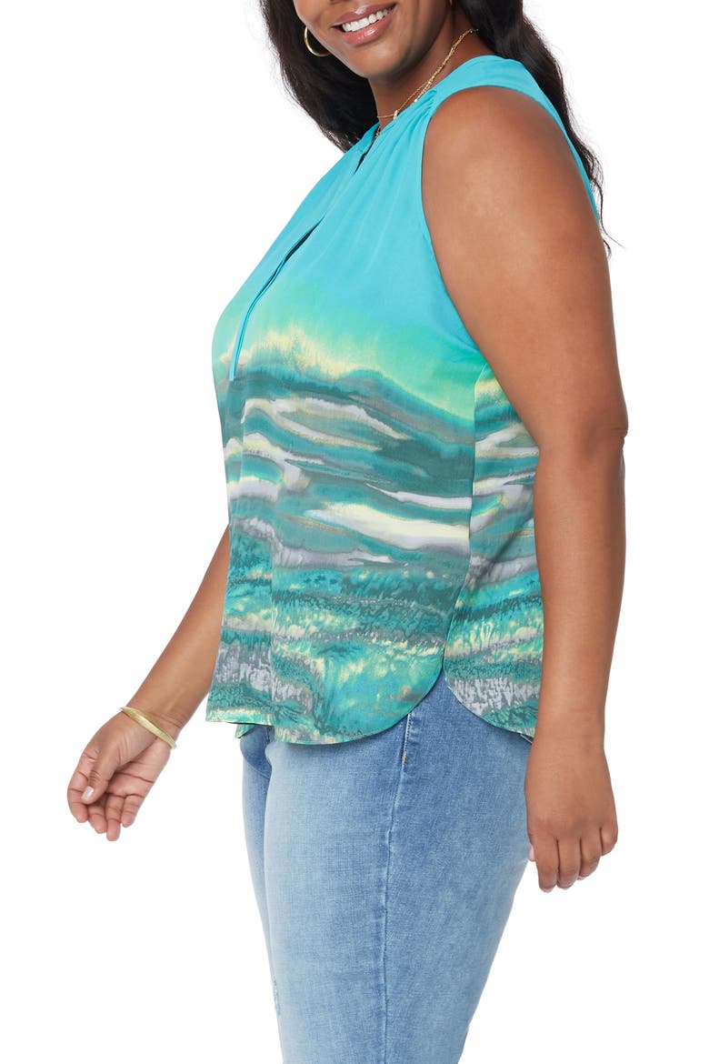 Perfect Sleeveless Blouse, Alternate, color, MADEIRA BAY