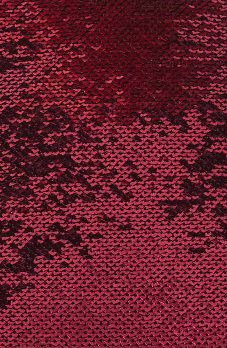 Burberry Aurora Long Sleeve Sequin Midi Dress, Alternate, color,