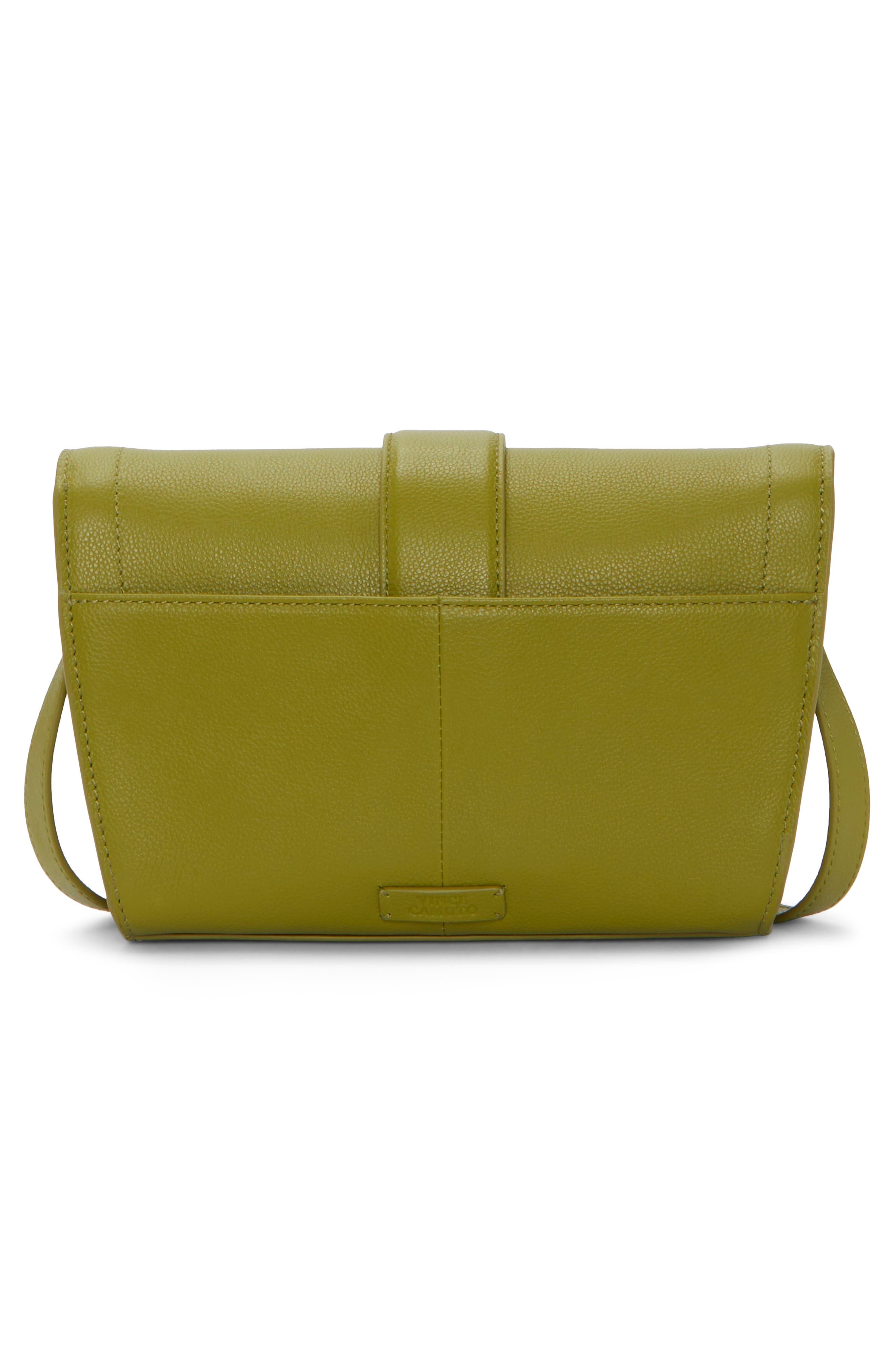 Vince Camuto Smith Leather Crossbody Bag, Alternate, color, Green