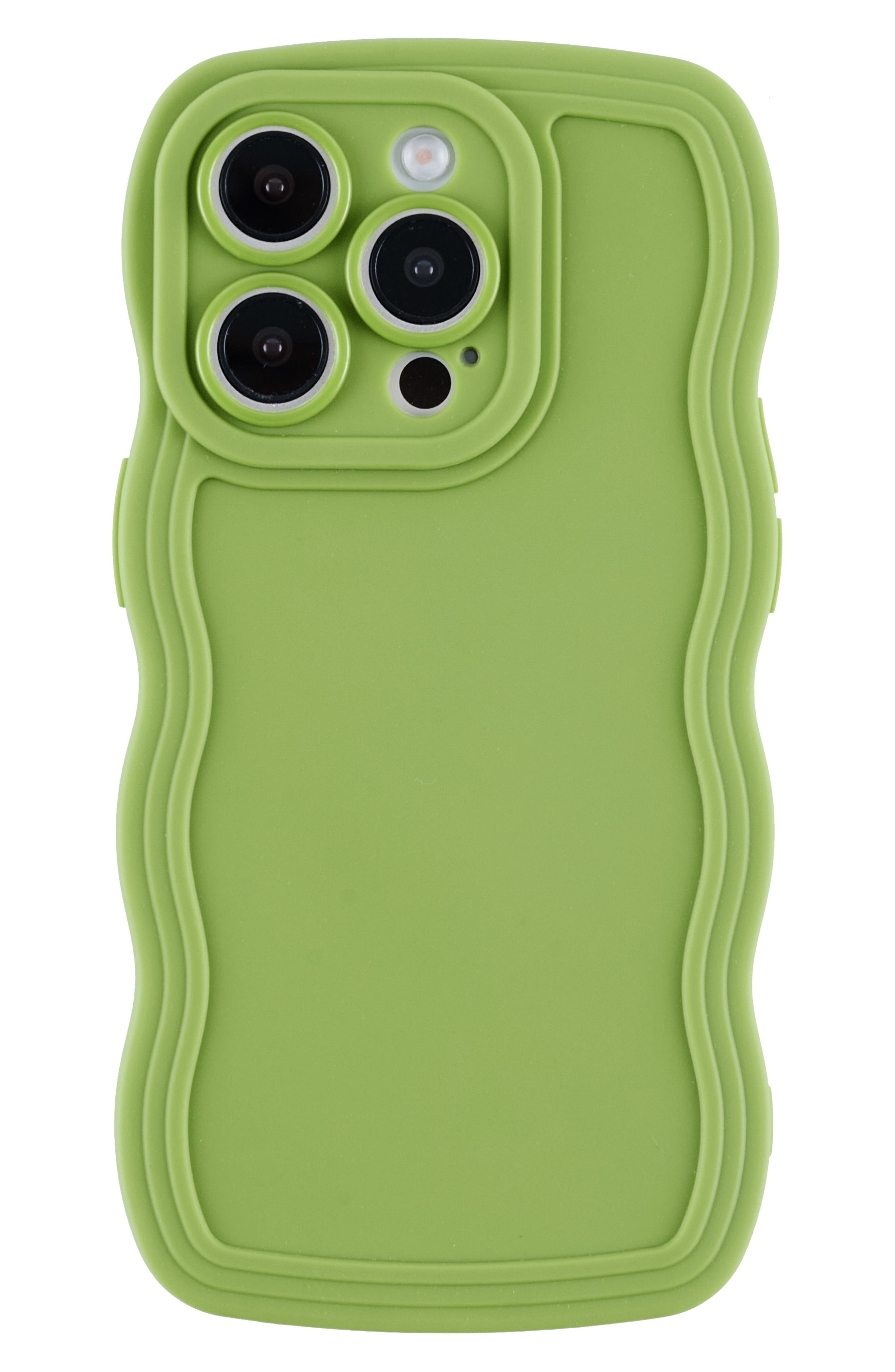 Auramma Solid Wavy Bumper iPhone 14 Pro Case